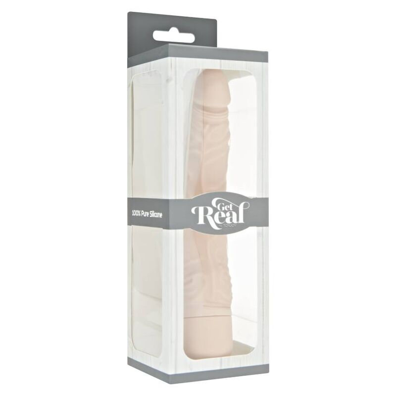 GET REAL Classic Slim Vibrator i hudfärg