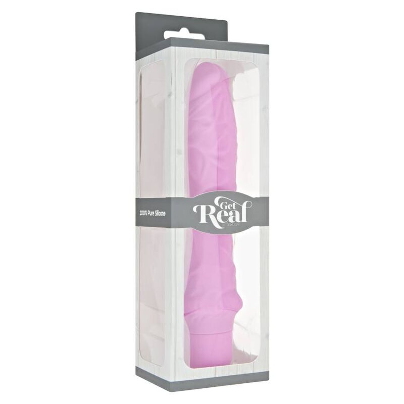 GET REAL klassisk stor rosa vibrator