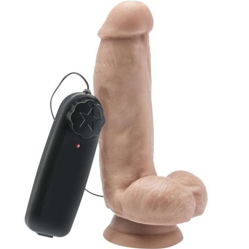 Get Real Dildo 12 cm med bollar i realistisk design