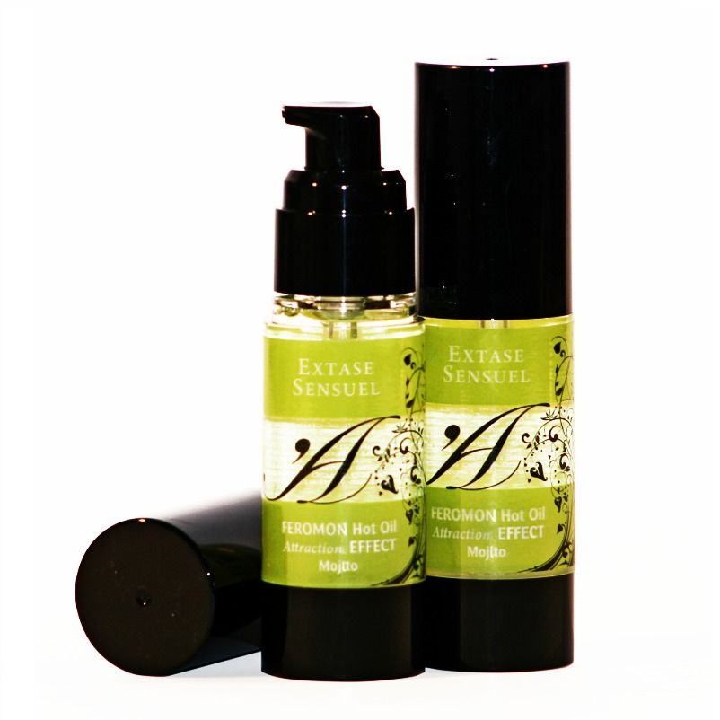 EXTASE SENSUAL värmande massageolja med feromoner 30 ml