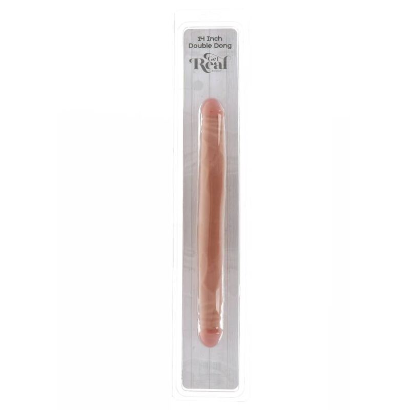 Get Real Double Dong 35 cm i hudfärg