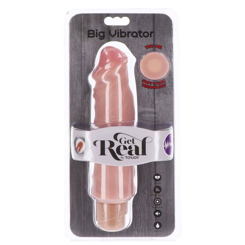 Dual Density Big Vibrator 20,5 cm från Get Real