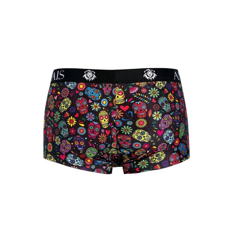 ANAIS MEN Mexico Boxer S med blommor och döskallar