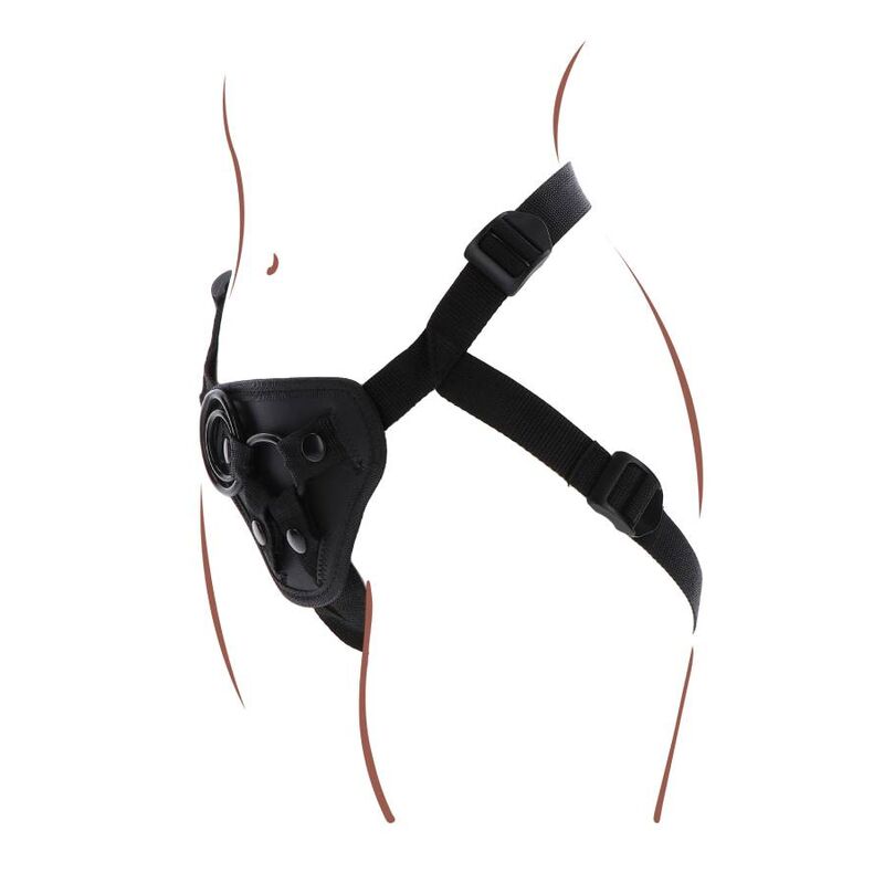 Get Real strap-on harness i svart
