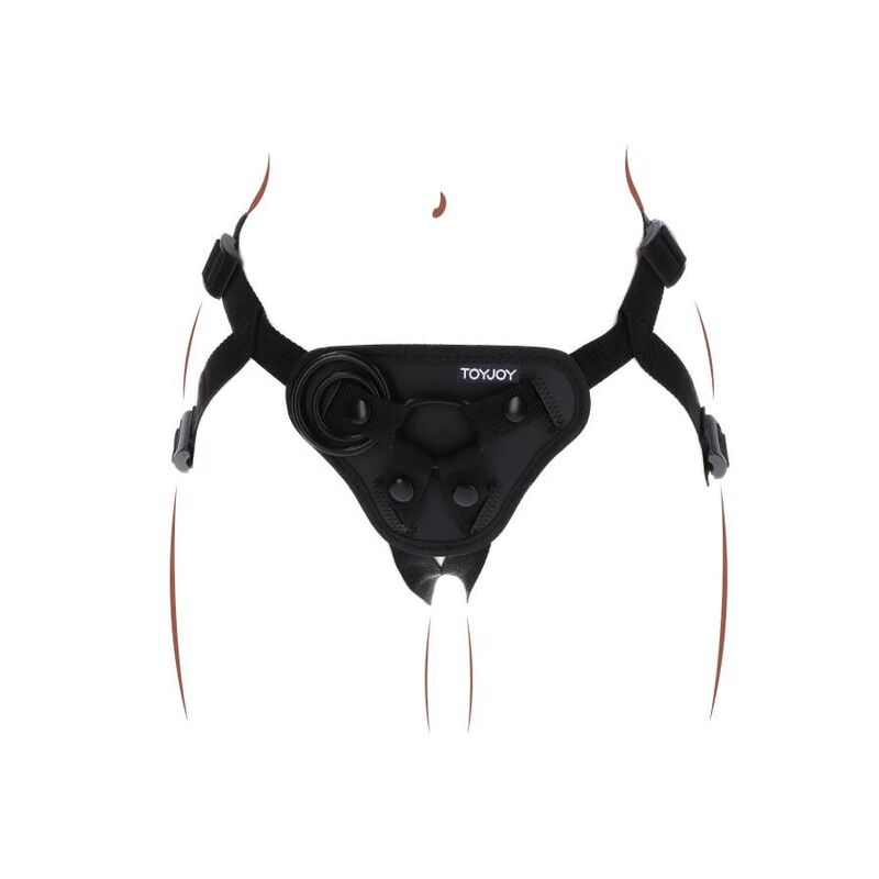 Get Real strap-on harness i svart