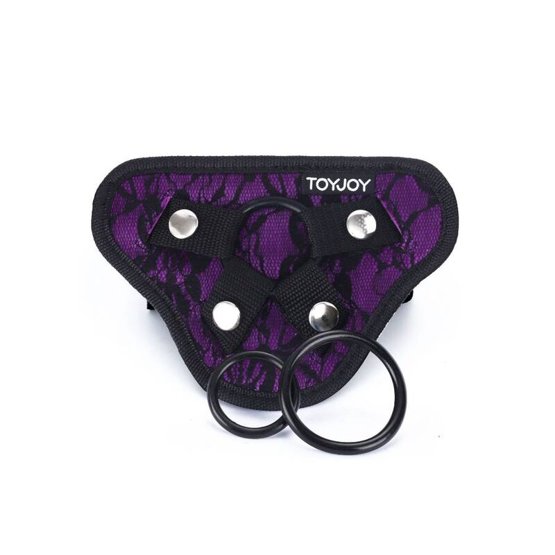 Get Real Strap-On Lace Harness i lila
