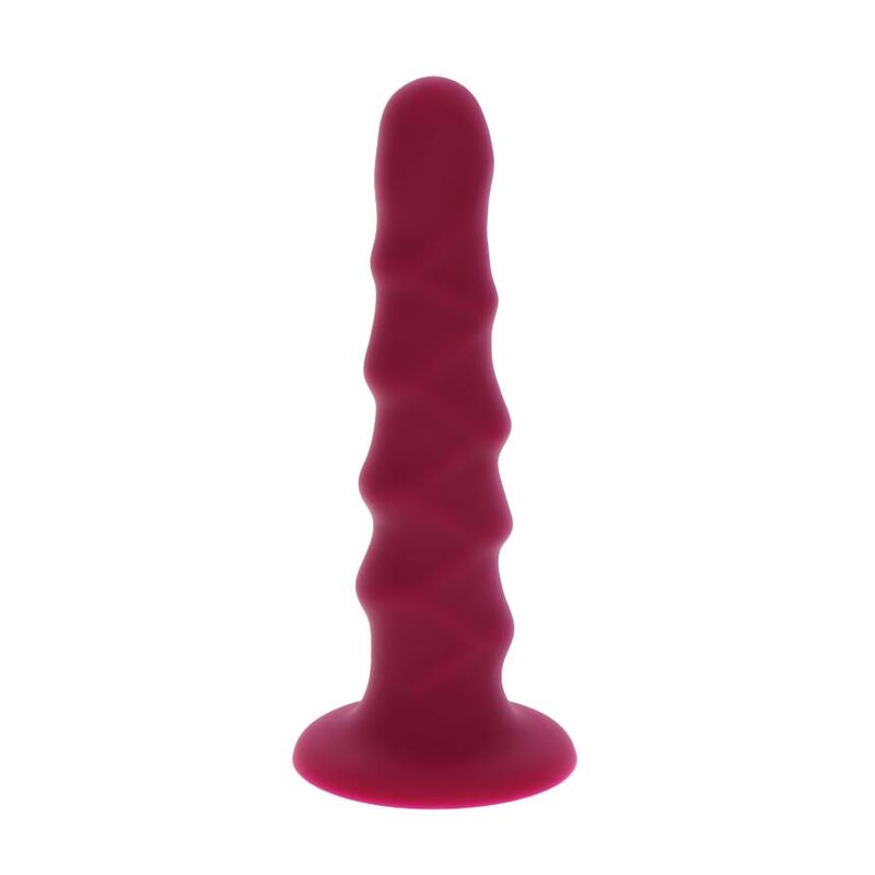 GET REAL Ribbade DONG 12 CM RÖD