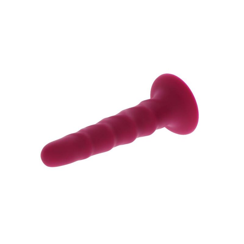 GET REAL Ribbade DONG 12 CM RÖD