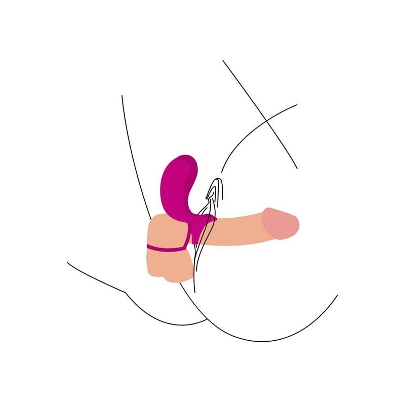 XOCOON Stimulatorring Fuchsia för par