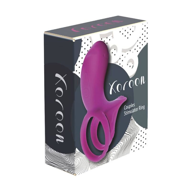 XOCOON Stimulatorring Fuchsia för par