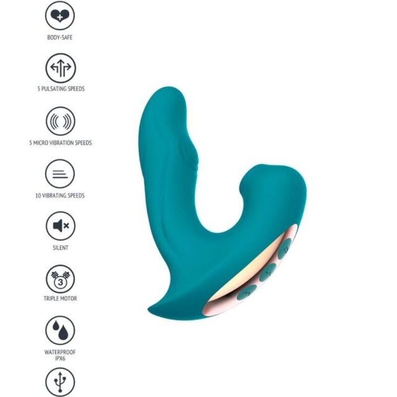 XOCOON ETERNAL LOVE VIBE STIMULATOR i grön färg