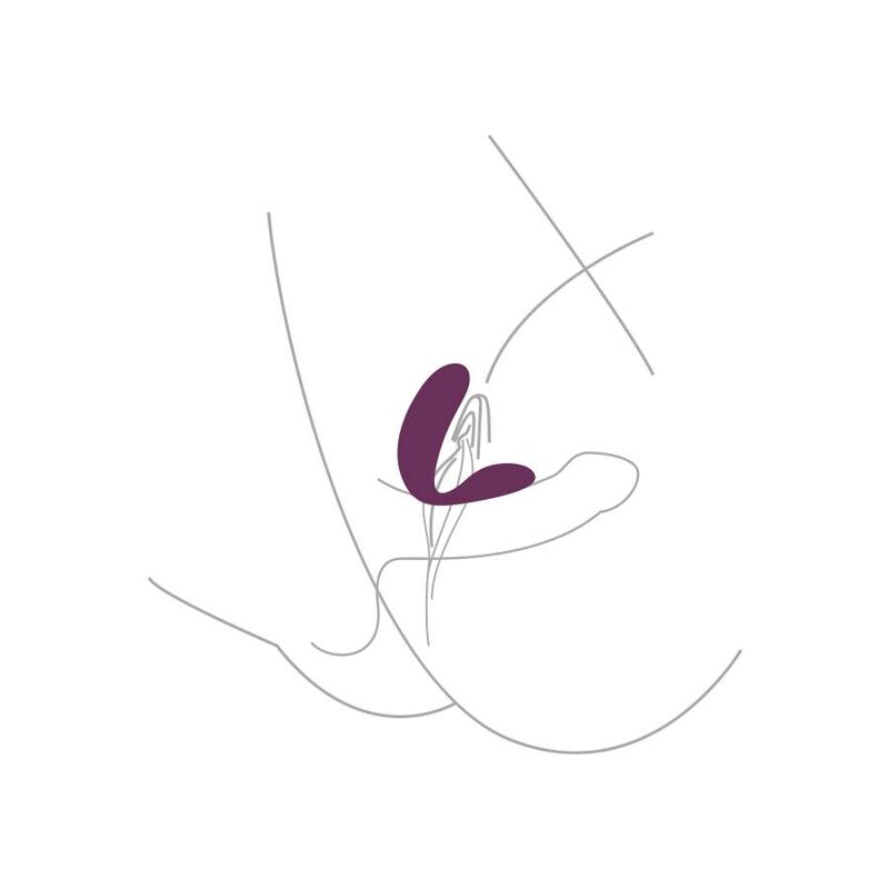XOCOON Bound Love Couples Vibrator i lila