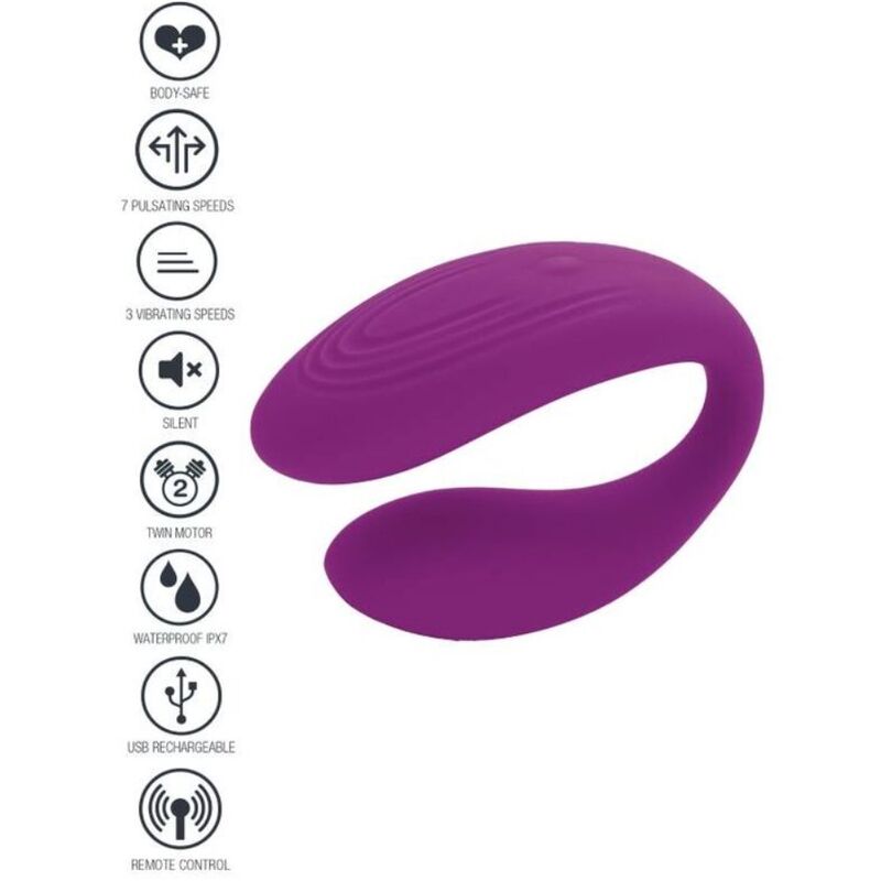 XOCOON Bound Love Couples Vibrator i lila