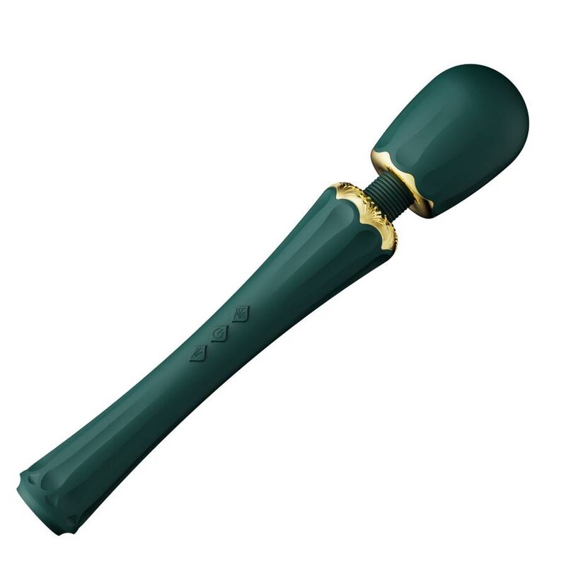ZALO KYRO WAND GREEN massager med silikonfästen