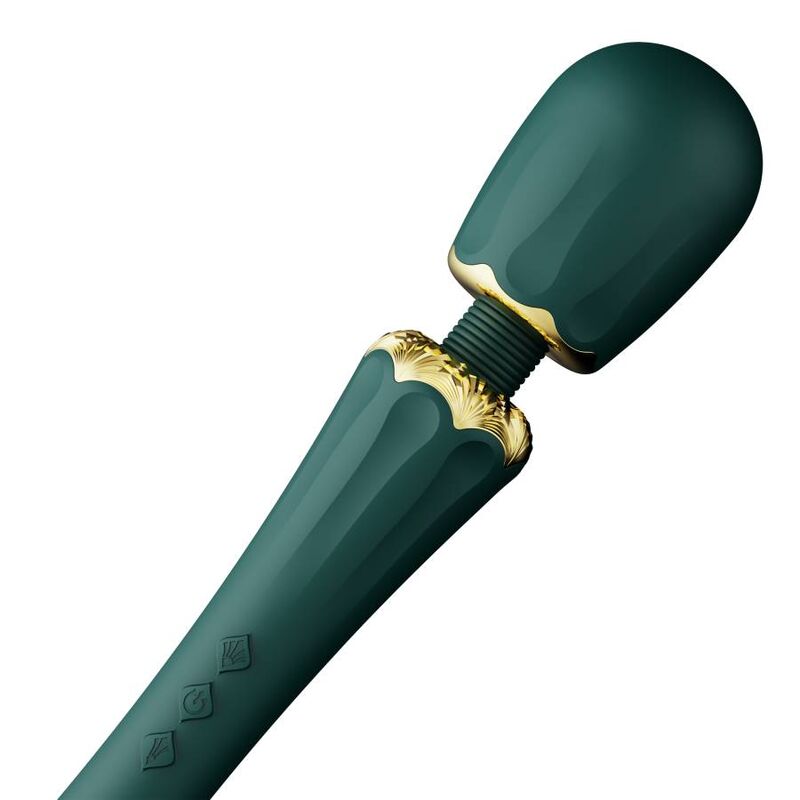 ZALO KYRO WAND GREEN massager med silikonfästen