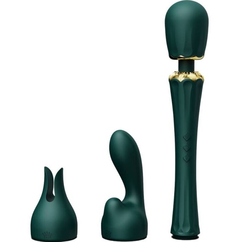 ZALO KYRO WAND GREEN massager med silikonfästen