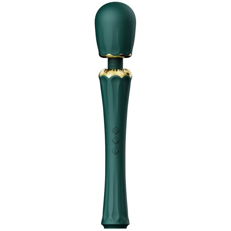 ZALO KYRO WAND GREEN massager med silikonfästen