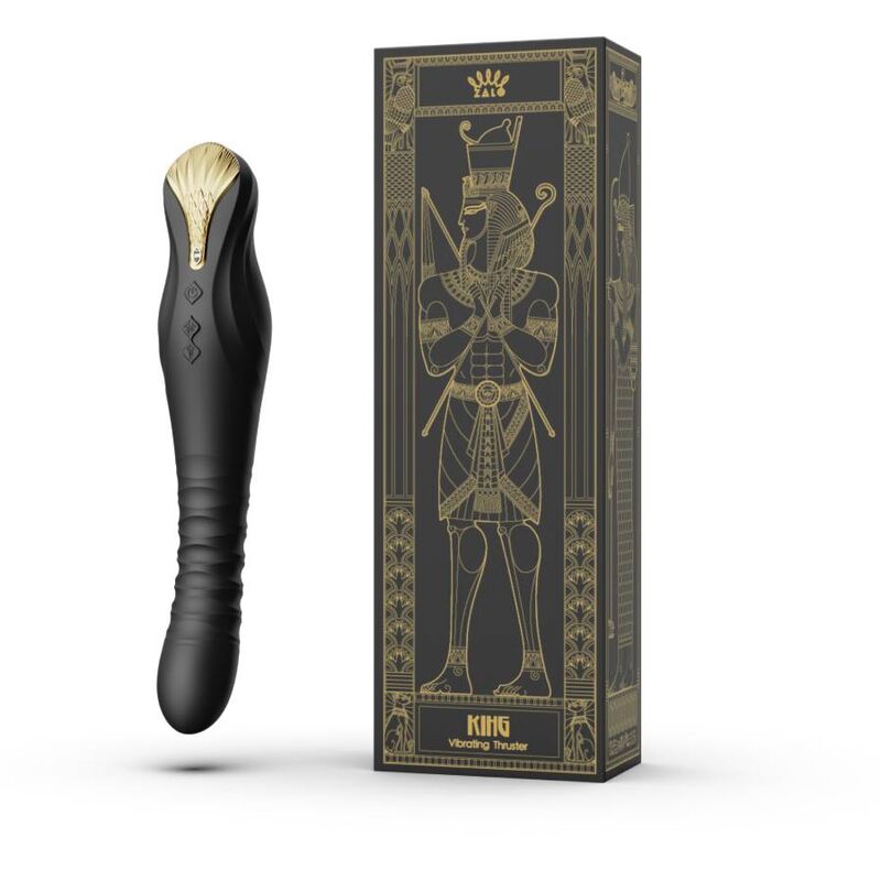 ZALO KING THRUSTER BLACK - kraftfull sexleksak