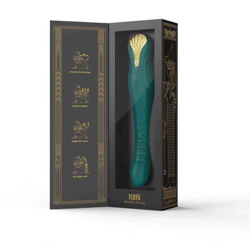 ZALO KING THRUSTER GREEN - kraftfull sexleksak