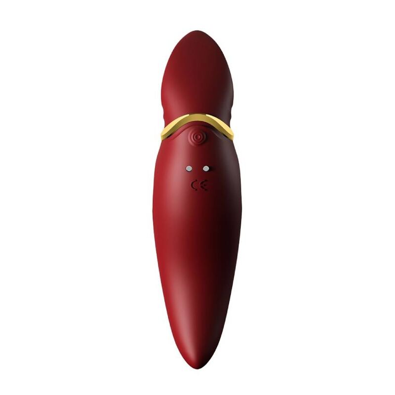 ZALO HERO PULSE WAVE MASSAGER i röd färg