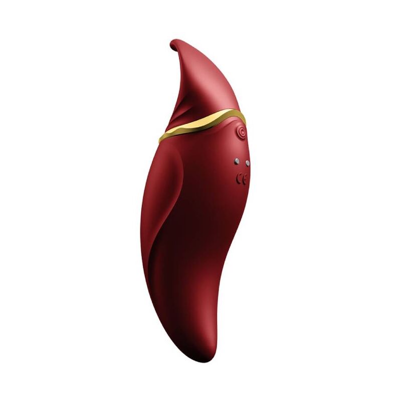 ZALO HERO PULSE WAVE MASSAGER i röd färg
