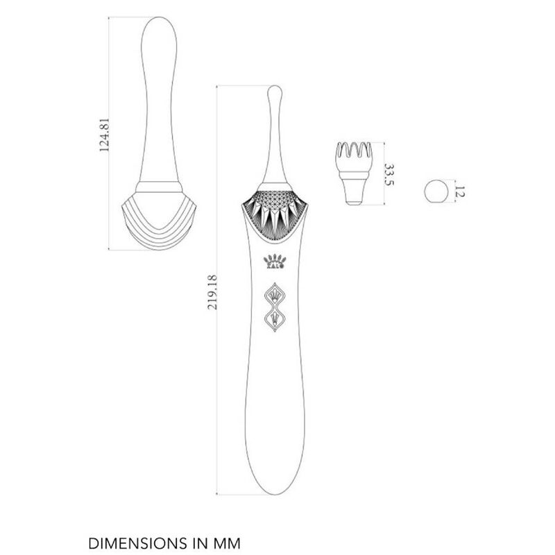ZALO BESS 2 klitoral massager i svart