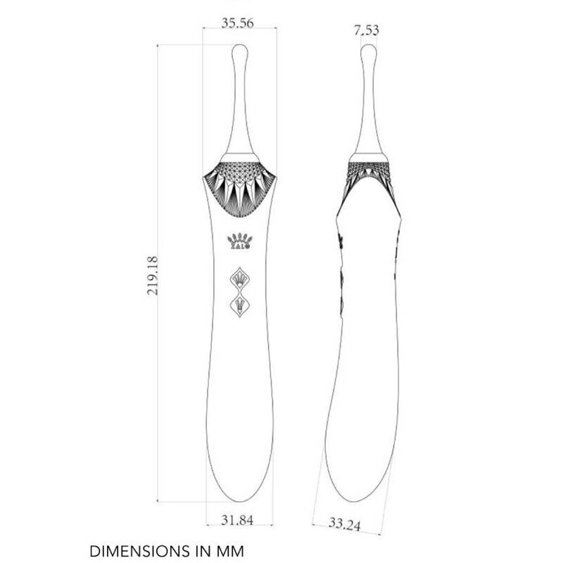 ZALO BESS 2 klitoral massager i svart