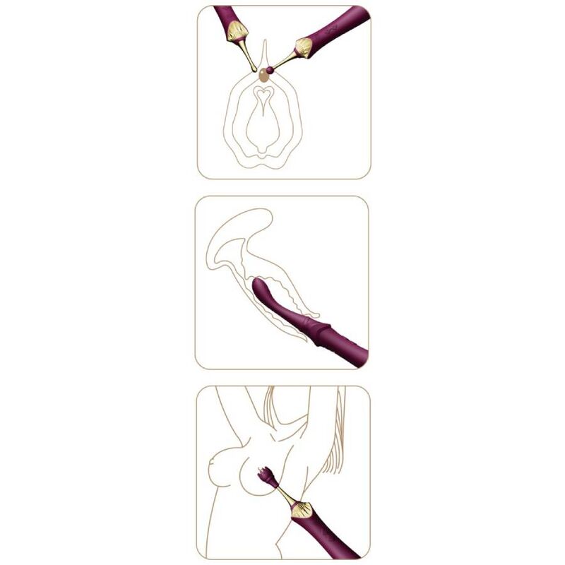 ZALO BESS 2 klitoral massager i svart