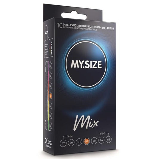 MY SIZE mixkondomer 57 mm, 10 enheter