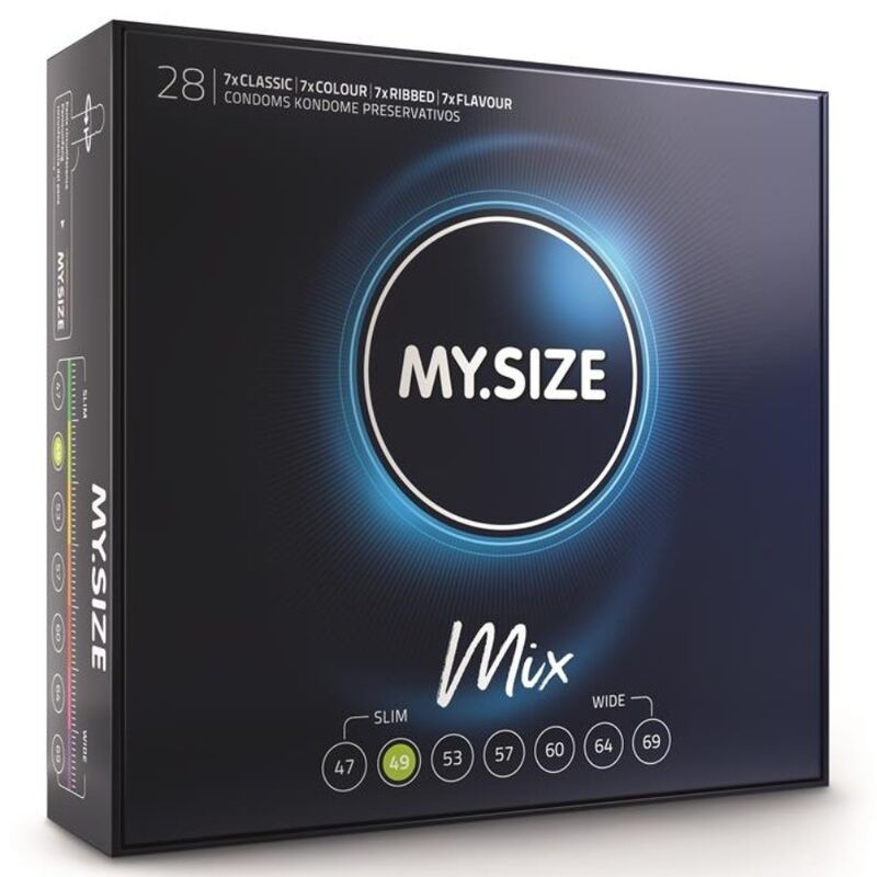 MY SIZE - MIXKONDOMER 49 MM 28 ENHETER