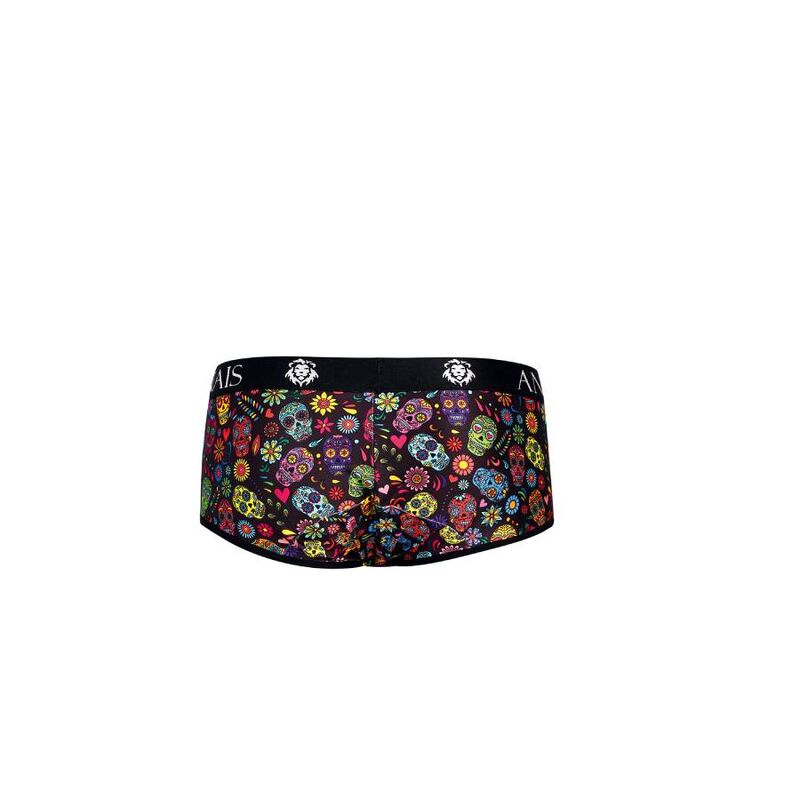 ANAIS MEN Mexico Brief XL med blommor och dödskallar