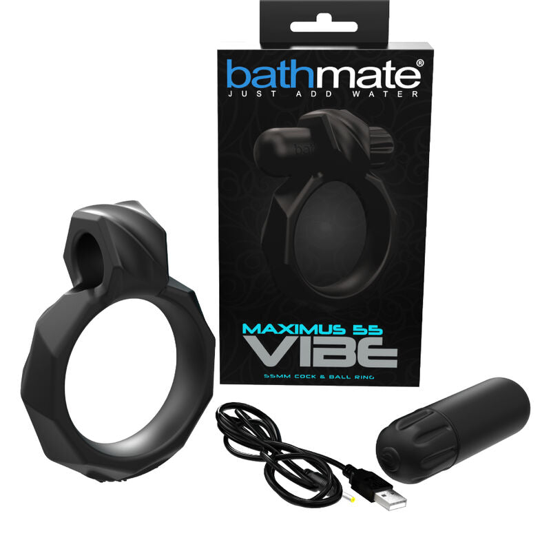 BATHMATE VIBE RING MAXIMUS 55 i mjukt silikon