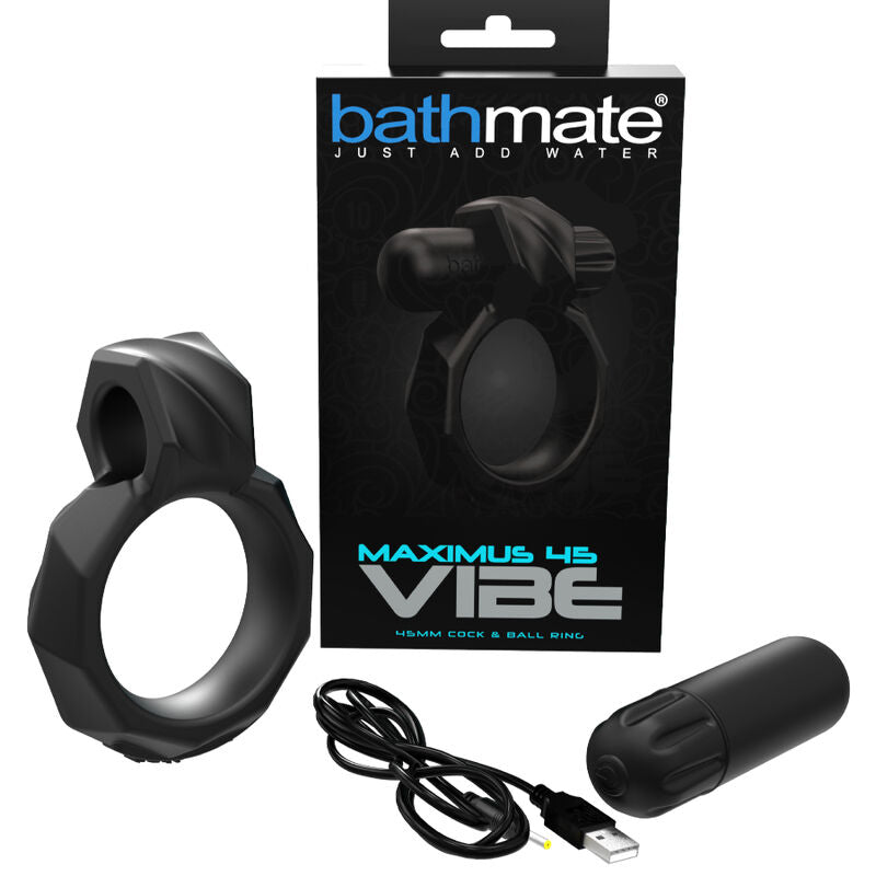 BATHMATE VIBE RING MAXIMUS 45 i silikon för intensiva orgasmer