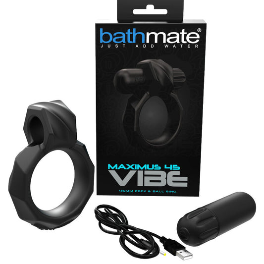BATHMATE VIBE RING MAXIMUS 45 i silikon för intensiva orgasmer