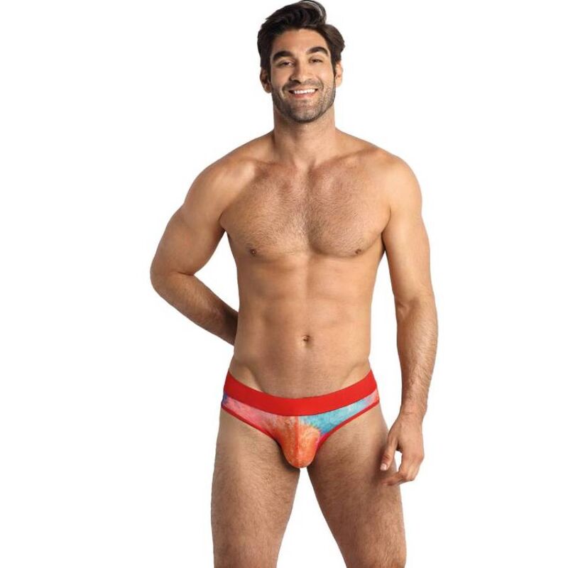 ANAIS MEN FALCON SLIP XL i mjukt lycra med banantryck