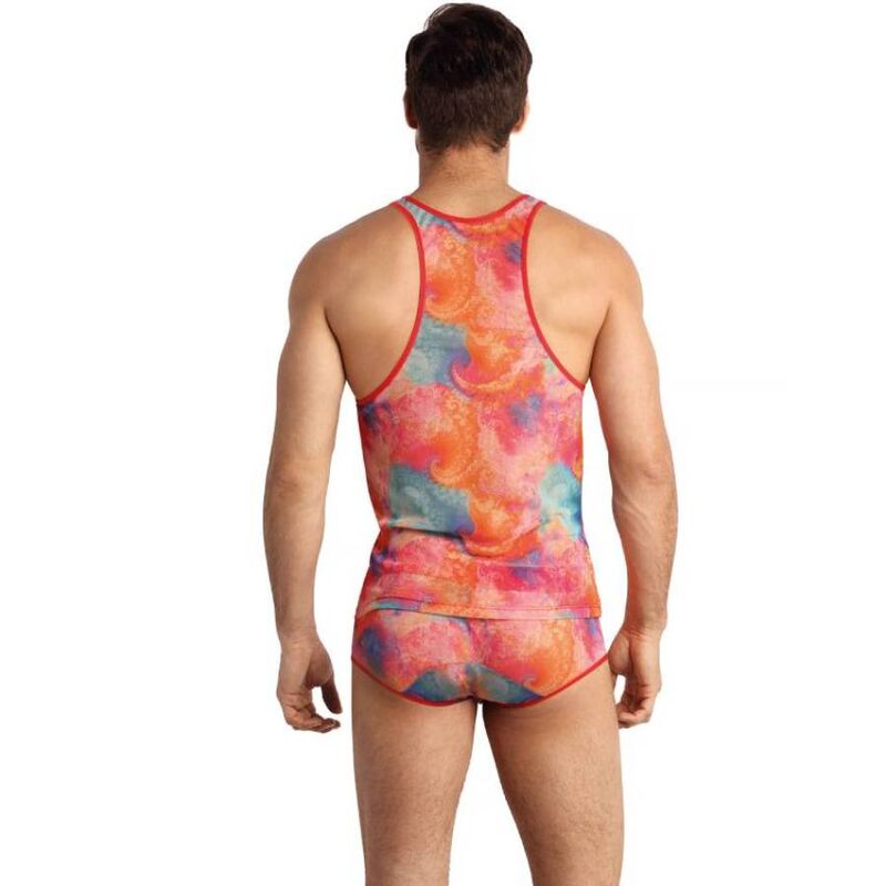 ANAIS MEN FALCON TOP M i mjukt lycra med banantryck