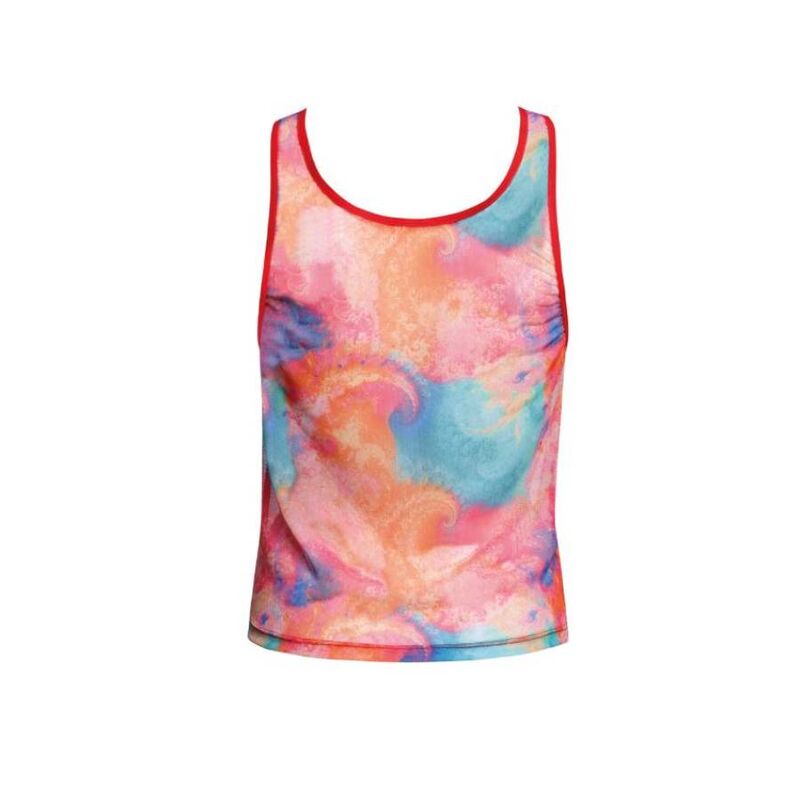 ANAIS MEN FALCON TOP XL i mjuk lycra med banantryck