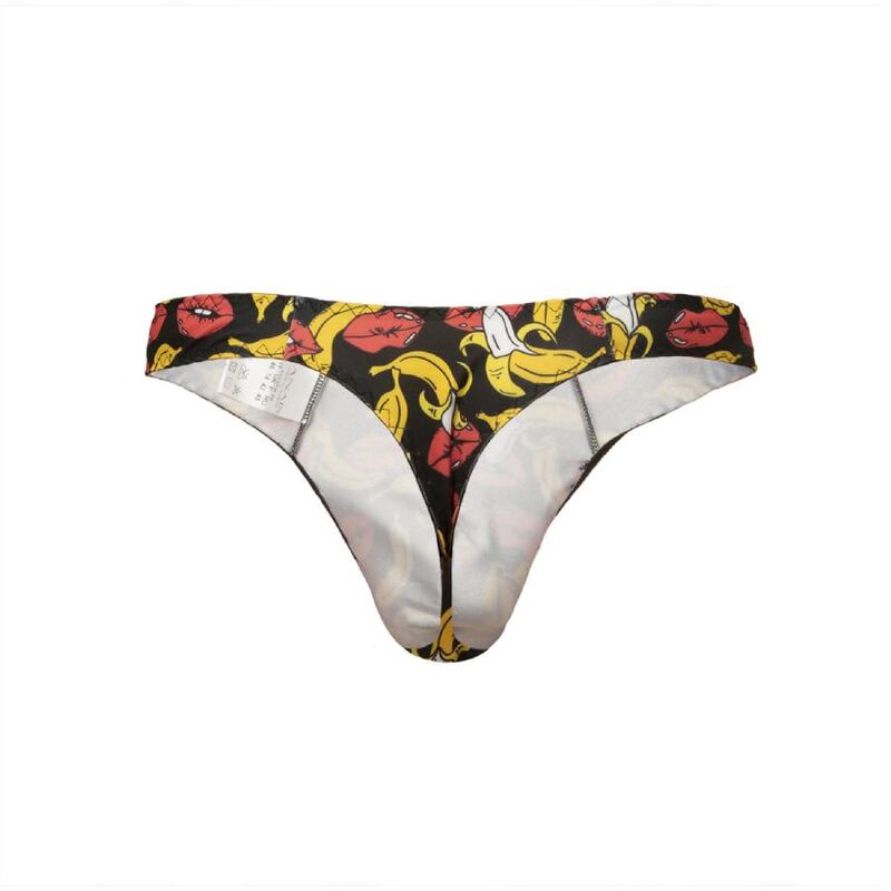 ANAIS MEN Banana String S med banantryck