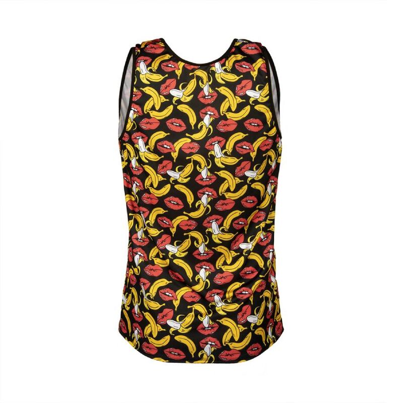 ANAIS MEN - BANANA TOP L ärmlös topp med banantryck