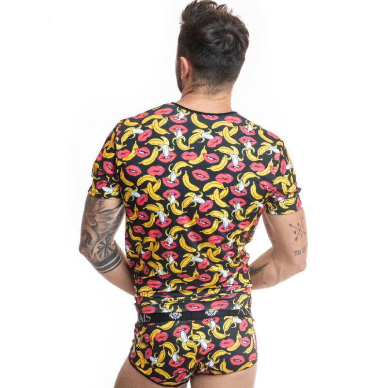 ANAIS MEN Banana T-Shirt S med banantryck