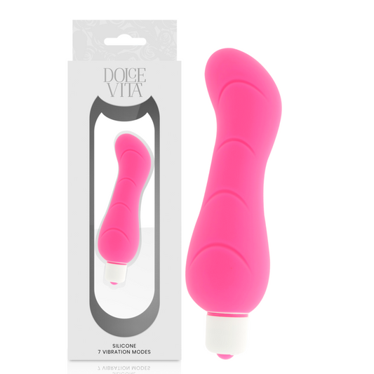 DOLCE VITA G-SPOT vibrator i rosa silikon