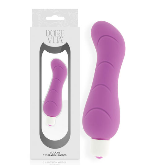 Dolce Vita G-spot vibrator i lila silikon