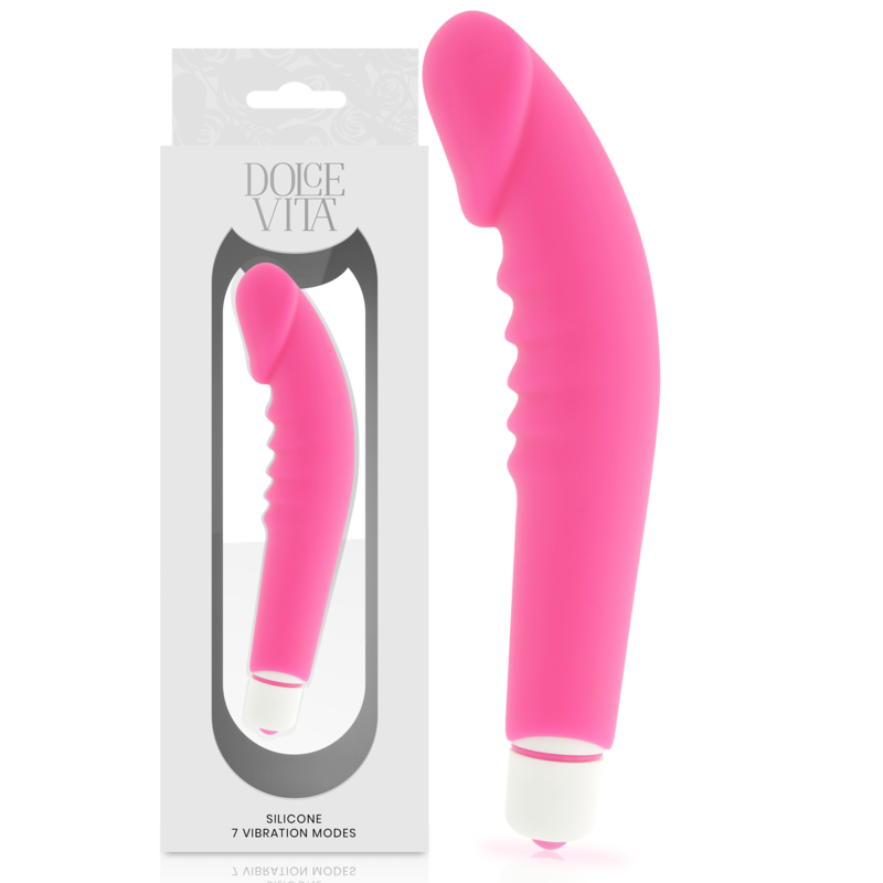 DOLCE VITA Realistic Pleasure Pink Silicone vibrator