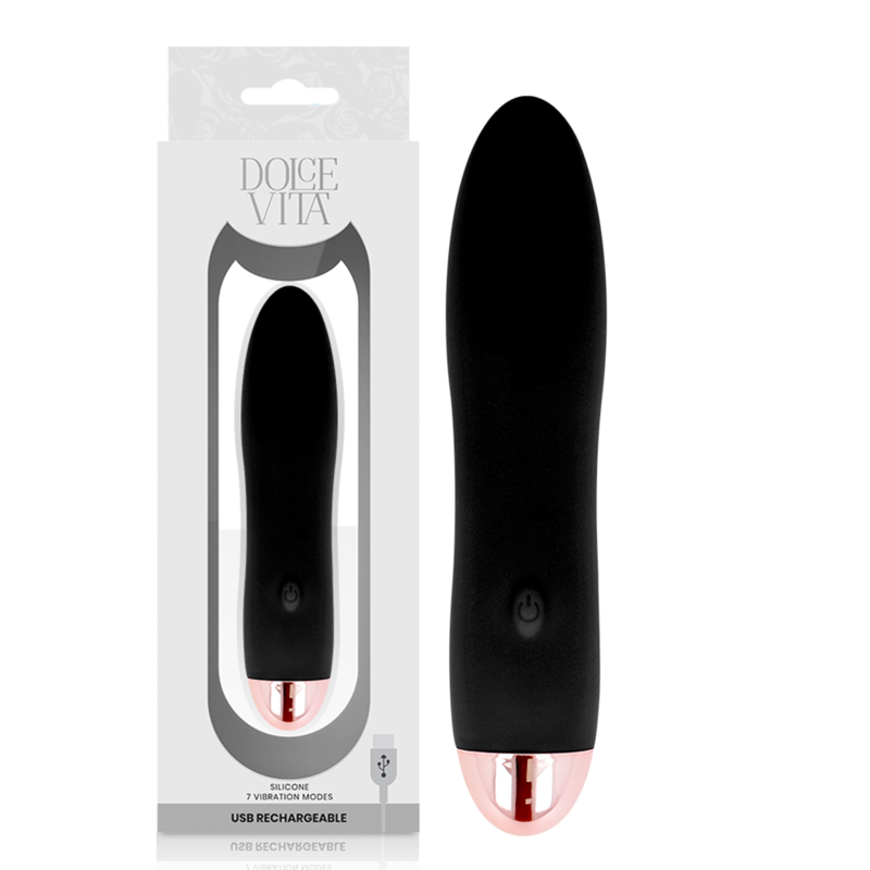 DOLCE VITA återuppladdningsbar vibrator Four Black