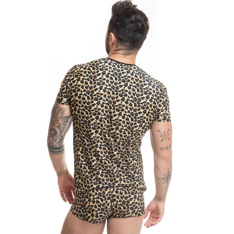 ANAIS MEN MERCURY T-SHIRT M i mjuk microfiber med djurtryck