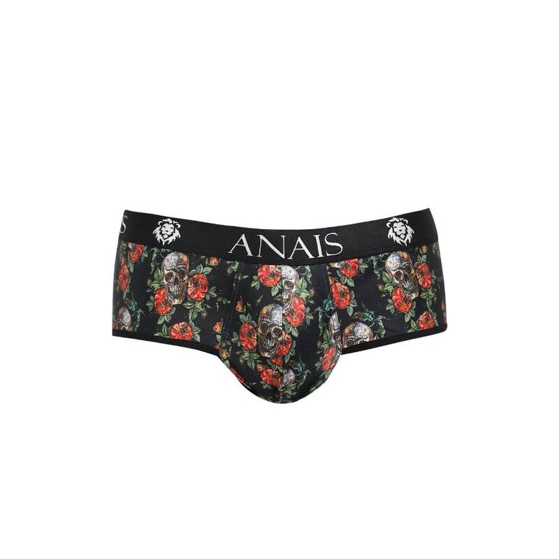 ANAIS MEN Power Jock Bikini L med rosor och skallar
