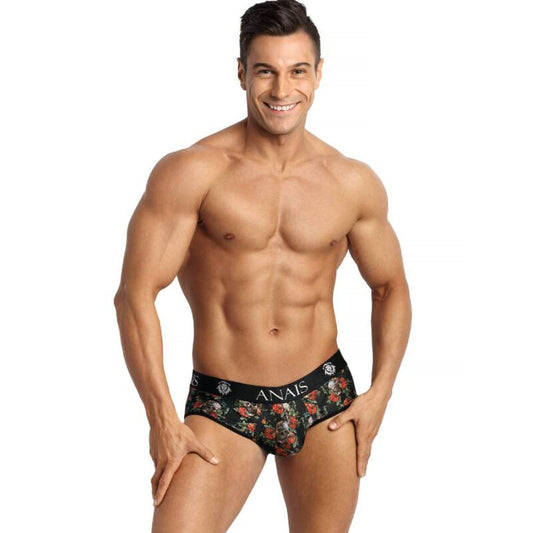 ANAIS MEN Power Jock Bikini XL med rosor och skallar