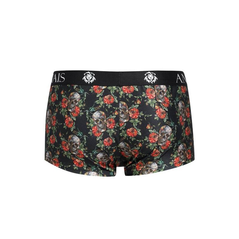 ANAIS MEN Power Boxer S i mjuk modal med rosor och döskallar