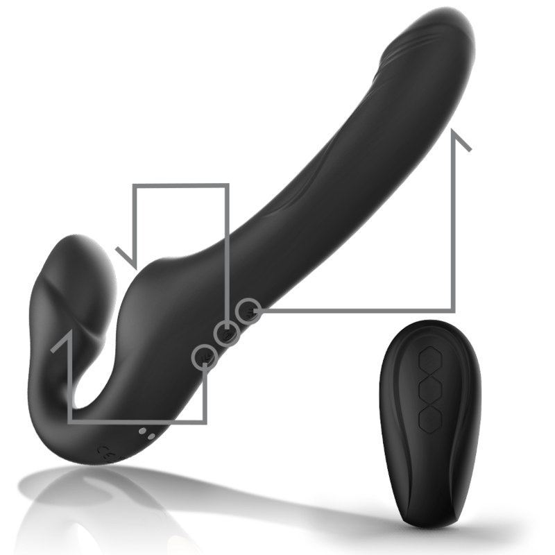 IBIZA - Strapless vibrator med fjärrkontroll