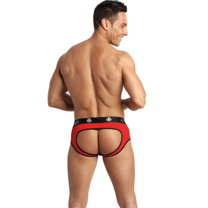 ANAIS MEN SOUL JOCK BIKINI L i röd mikrofiber
